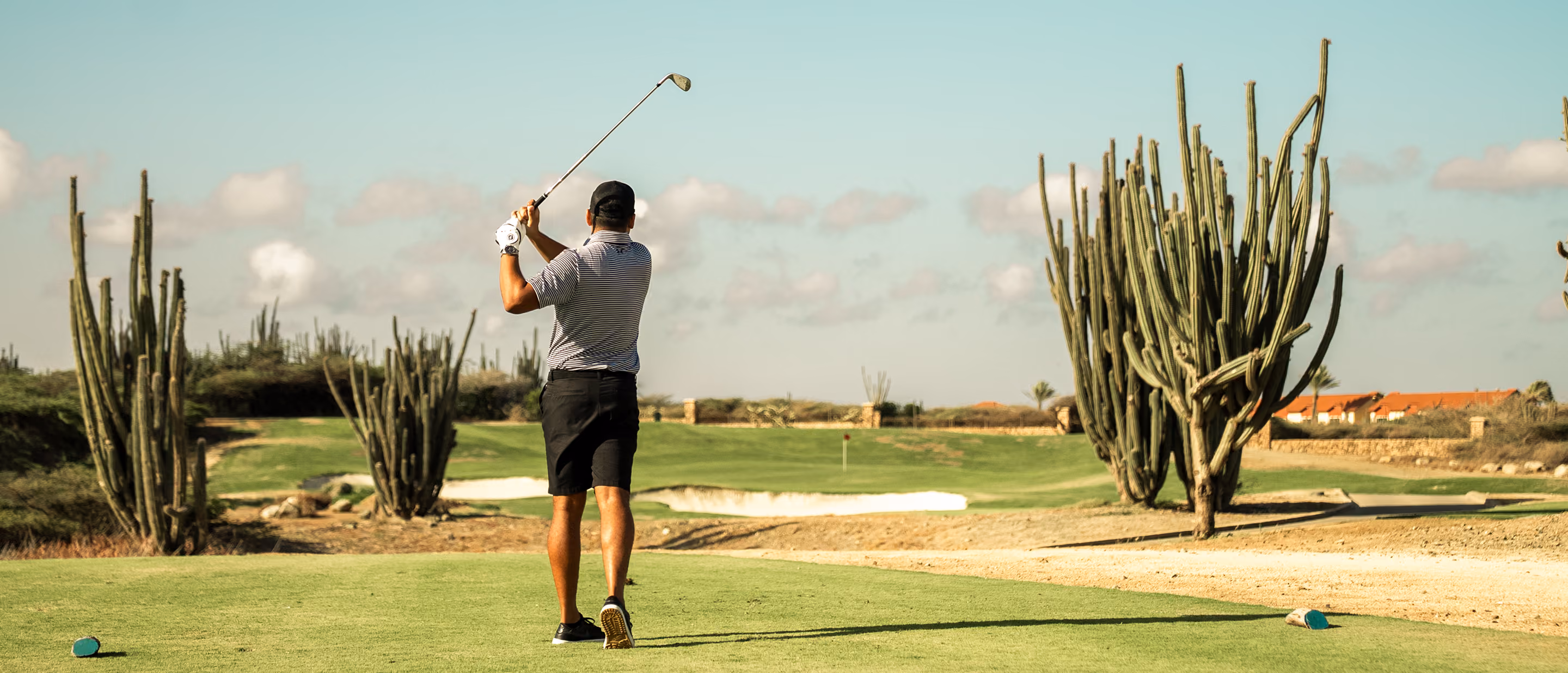 Coastal fairway at Tierra del Sol Golf Course by Iberostar
